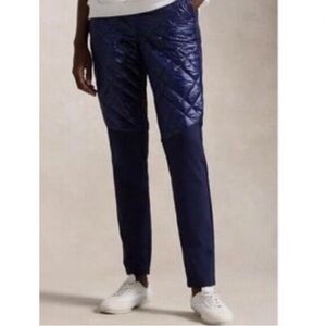 Stylish Blue Quilted Pants